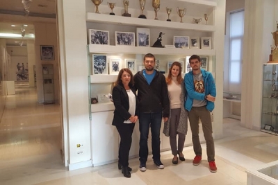 Δημοσιογράφοι από το Ρωσικό περιοδικό Vokrug Sveta (Around the world) επισκέφτηκαν το Μουσείο Μαραθωνίου Δρόμου