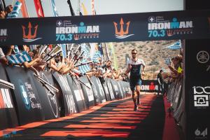 IRONMAN&reg; 70.3&reg; Vouliagmeni, Greece: &Tau;&omicron; &kappa;&omicron;&rho;&upsilon;&phi;&alpha;ί&omicron; &tau;&rho;&iota;&alpha;&theta;&lambda;&eta;&tau;&iota;&kappa;ό &gamma;&epsilon;&gamma;&omicron;&nu;ό&sigmaf; &epsilon;&pi;&iota;&sigma;&tau;&rho;έ&phi;&epsilon;&iota; &sigma;&tau;&iota;&sigmaf; 22 &Omicron;&kappa;&tau;&omega;&beta;&rho;ί&omicron;&upsilon;, &sigma;&tau;&omicron;&nu; &Delta;ή&mu;&omicron; &Beta;ά&rho;&eta;&sigmaf;-&Beta;&omicron;ύ&lambda;&alpha;&sigmaf;-&Beta;&omicron;&upsilon;&lambda;&iota;&alpha;&gamma;&mu;έ&nu;&eta;&sigmaf;