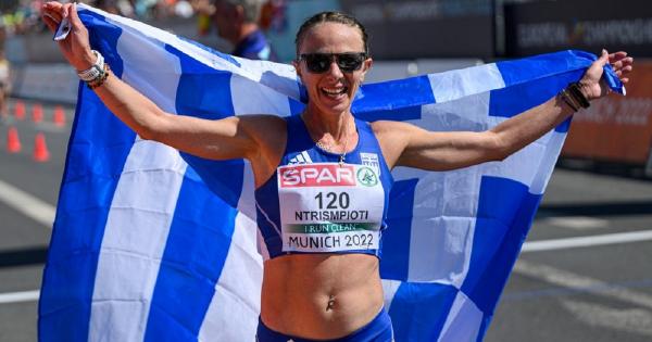 &Eta; &delta;&iota;&sigmaf; &pi;&rho;&omega;&tau;&alpha;&theta;&lambda;ή&tau;&rho;&iota;&alpha; &Epsilon;&upsilon;&rho;ώ&pi;&eta;&sigmaf; &Alpha;&nu;&tau;&iota;&gamma;ό&nu;&eta; &Nu;&tau;&rho;&iota;&sigma;&mu;&pi;&iota;ώ&tau;&eta; &sigma;&tau;&omicron; Santorini Experience 2022