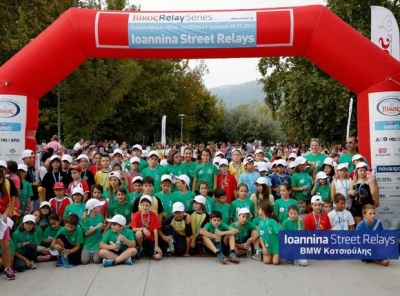 &Mu;&epsilon; &mu;&epsilon;&gamma;ά&lambda;&eta; &epsilon;&pi;&iota;&tau;&upsilon;&chi;ί&alpha; &tau;&omicron; Ioannina Street Relays