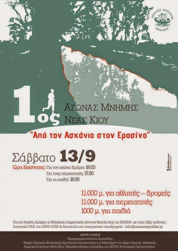 1&omicron;&sigmaf; &Alpha;&gamma;ώ&nu;&alpha;&sigmaf; &Delta;&rho;ό&mu;&omicron;&upsilon; &Nu;έ&alpha;&sigmaf; &Kappa;ί&omicron;&upsilon; &Alpha;&rho;&gamma;&omicron;&lambda;ί&delta;&alpha;&sigmaf;