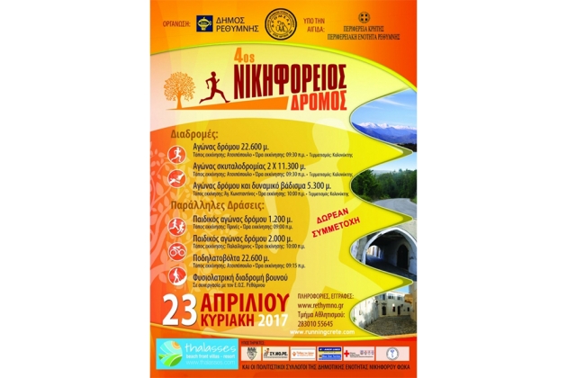 4&omicron;&sigmaf; ''&Nu;&Iota;&Kappa;&Eta;&Phi;&Omicron;&Rho;&Epsilon;&Iota;&Omicron;&Sigma; &Delta;&Rho;&Omicron;&Mu;&Omicron;&Sigma;'' - &Alpha;&pi;&omicron;&tau;&epsilon;&lambda;έ&sigma;&mu;&alpha;&tau;&alpha;