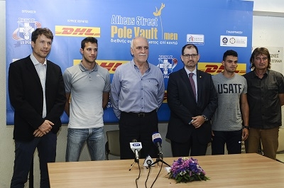 &Kappa;ώ&sigma;&tau;&alpha;&sigmaf; &Phi;&iota;&lambda;&iota;&pi;&pi;ί&delta;&eta;&sigmaf; &kappa;&alpha;&iota; &Delta;&eta;&mu;ή&tau;&rho;&eta;&sigmaf; &Pi;&alpha;&tau;&sigma;&omicron;&upsilon;&kappa;ά&kappa;&eta;&sigmaf; &upsilon;&pi;&omicron;&sigma;&chi;έ&theta;&eta;&kappa;&alpha;&nu; &mu;&epsilon;&gamma;ά&lambda;&alpha; ά&lambda;&mu;&alpha;&tau;&alpha; &sigma;&tau;&omicron; 5&omicron; Athens Street Pole Vault