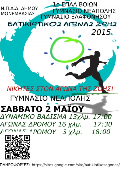 &Beta;&alpha;&tau;&iota;&kappa;&iota;ώ&tau;&iota;&kappa;&omicron;&sigmaf; &Alpha;&gamma;ώ&nu;&alpha;&sigmaf; &Zeta;&omega;ή&sigmaf; 2015