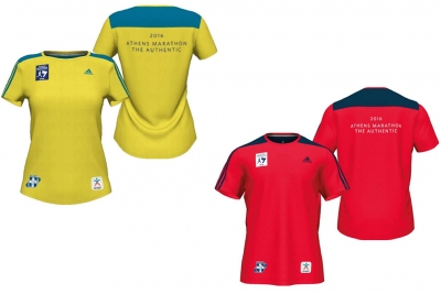 &Tau;&alpha; T-shirts &tau;&omicron;&upsilon; 34&omicron;&upsilon; &Alpha;&upsilon;&theta;&epsilon;&nu;&tau;&iota;&kappa;&omicron;ύ &Mu;&alpha;&rho;&alpha;&theta;&omega;&nu;ί&omicron;&upsilon; &Alpha;&theta;ή&nu;&alpha;&sigmaf;.