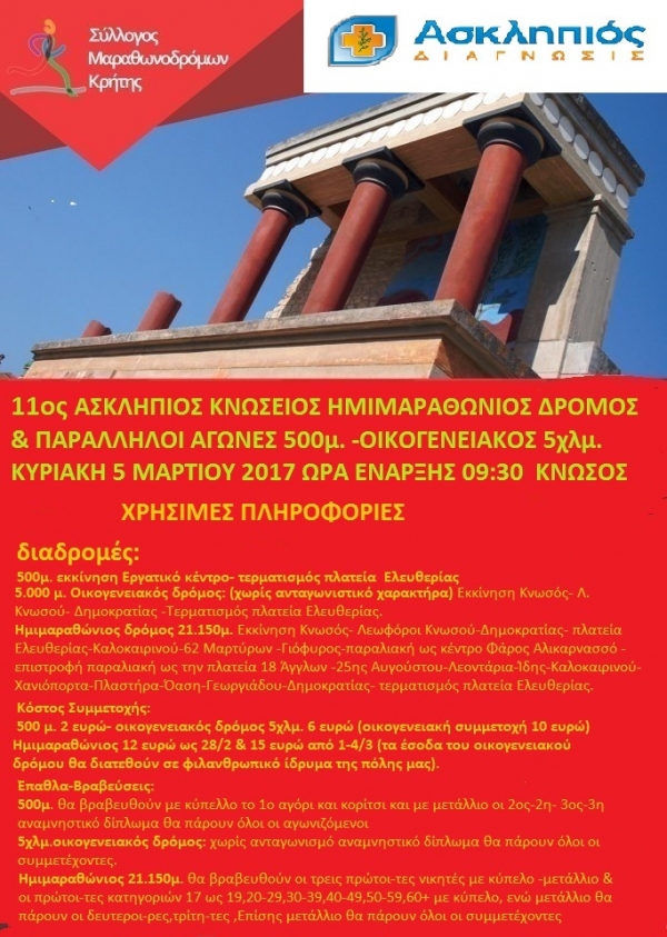 11&omicron;&sigmaf; &Kappa;&nu;ώ&sigma;&epsilon;&iota;&omicron;&sigmaf; &Eta;&mu;&iota;&mu;&alpha;&rho;&alpha;&theta;ώ&nu;&iota;&omicron;&sigmaf; &delta;&rho;ό&mu;&omicron;&sigmaf; &amp; &omicron;&iota;&kappa;&omicron;&gamma;&epsilon;&nu;&epsilon;&iota;&alpha;&kappa;ό&sigmaf; &delta;&rho;ό&mu;&omicron;&sigmaf; &tau;&rho;έ&xi;&iota;&mu;&omicron; &kappa;&alpha;&iota; &pi;&epsilon;&zeta;&omicron;&pi;&omicron;&rho;ί&alpha;&sigmaf; 5&chi;&lambda;&mu;