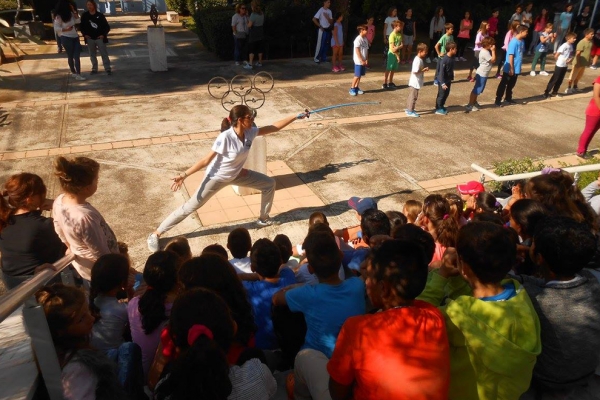 &Omicron;&lambda;&omicron;&kappa;&lambda;&eta;&rho;ώ&theta;&eta;&kappa;&epsilon; &mu;&epsilon; &epsilon;&pi;&iota;&tau;&upsilon;&chi;ί&alpha; &eta; 4&eta; &Pi;&alpha;&nu;&epsilon;&lambda;&lambda;ή&nu;&iota;&alpha; &Eta;&mu;έ&rho;&alpha; &Sigma;&chi;&omicron;&lambda;&iota;&kappa;&omicron;ύ &Alpha;&theta;&lambda;&eta;&tau;&iota;&sigma;&mu;&omicron;ύ &delta;&iota;&omicron;&rho;&gamma;ά&nu;&omega;&sigma;&alpha;&nu; &tau;&omicron; &Mu;&omicron;&upsilon;&sigma;&epsilon;ί&omicron; &Mu;&alpha;&rho;&alpha;&theta;&omega;&nu;ί&omicron;&upsilon; &Delta;&rho;ό&mu;&omicron;&upsilon;, &tau;&omicron; &Delta;&iota;&epsilon;&theta;&nu;έ&sigmaf; &Kappa;έ&nu;&tau;&rho;&omicron; &Omicron;&lambda;&upsilon;&mu;&pi;&iota;&alpha;&kappa;ή&sigmaf; &Epsilon;&kappa;&epsilon;&chi;&epsilon;&iota;&rho;ί&alpha;&sigmaf; &kappa;&alpha;&iota; &omicron; &Sigma;ύ&lambda;&lambda;&omicron;&gamma;&omicron;&sigmaf; &Epsilon;&lambda;&lambda;ή&nu;&omega;&nu; &Omicron;&lambda;&upsilon;&mu;&pi;&iota;&omicron;&nu;&iota;&kappa;ώ&nu;