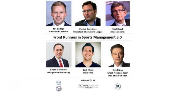 Webinar: Front Runners in Sports Management 3.0. &Sigma;&pi;&omicron;&upsilon;&delta;&alpha;ί&omicron;&iota; &omicron;&mu;&iota;&lambda;&eta;&tau;έ&sigmaf; &tau;&omicron;&upsilon; &alpha;&theta;&lambda;&eta;&tau;&iota;&kappa;&omicron;ύ &chi;ώ&rho;&omicron;&upsilon; &laquo;&sigma;&upsilon;&nu;&alpha;&nu;&tau;ώ&nu;&tau;&alpha;&iota;&raquo;