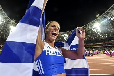 &Eta; &Kappa;&alpha;&tau;&epsilon;&rho;ί&nu;&alpha; &Sigma;&tau;&epsilon;&phi;&alpha;&nu;ί&delta;&eta; &upsilon;&pi;&omicron;&psi;ή&phi;&iota;&alpha; &gamma;&iota;&alpha; &kappa;&omicron;&rho;&upsilon;&phi;&alpha;ί&alpha; &tau;&eta;&sigmaf; &chi;&rho;&omicron;&nu;&iota;ά&sigmaf; &alpha;&pi;ό &tau;&eta;&nu; IAAF