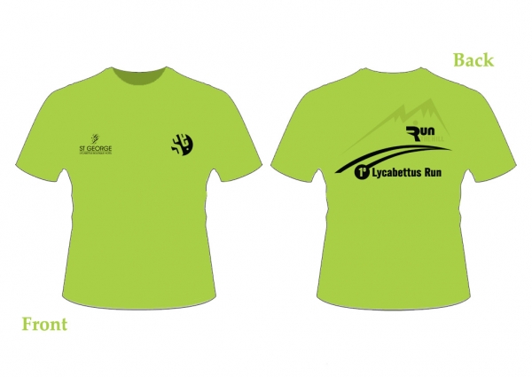 &Tau;&omicron; &tau;&epsilon;&chi;&nu;&iota;&kappa;ό T-shirt &tau;&omicron;&upsilon; 1&omicron;&upsilon; Lycabettus Run