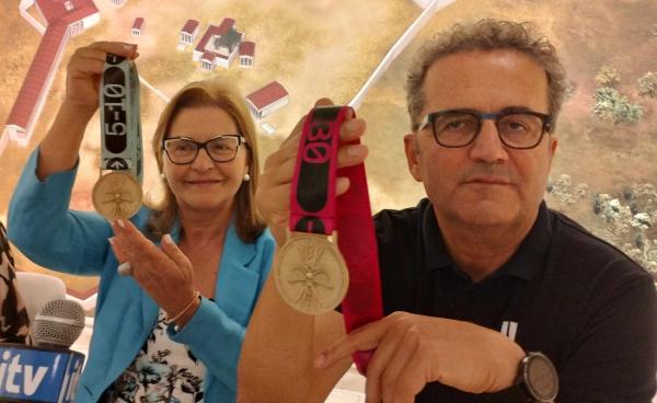 &Tau;&alpha; &omega;&kappa;ύ&pi;&tau;&epsilon;&rho;&alpha; &sigma;&tau;&omicron; &mu;&epsilon;&tau;ά&lambda;&lambda;&iota;&omicron; &tau;&omicron;&upsilon; Ioannina Lake Run 2023