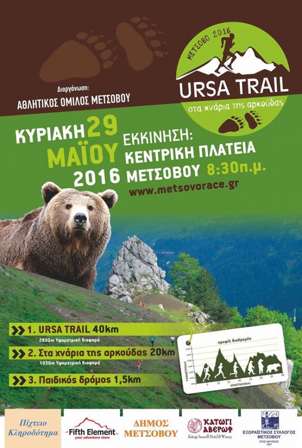 Ursa Trail - &Sigma;&tau;&alpha; &chi;&nu;ά&rho;&iota;&alpha; &tau;&eta;&sigmaf; &Alpha;&rho;&kappa;&omicron;ύ&delta;&alpha;&sigmaf; 2016