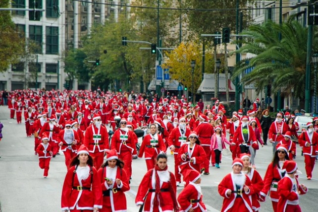 &Delta;&Epsilon;&Lambda;&Tau;&Iota;&Omicron; &Tau;&Upsilon;&Pi;&Omicron;&Upsilon; - &Epsilon;&nu;&tau;&upsilon;&pi;&omega;&sigma;ί&alpha;&sigma;&epsilon; &tau;&omicron; 3&omicron; Santa Run Athens - &Omicron;&iota; &Alpha;ϊ &Beta;&alpha;&sigma;ί&lambda;&eta;&delta;&epsilon;&sigmaf; έ&tau;&rho;&epsilon;&xi;&alpha;&nu; &gamma;&iota;&alpha; &tau;&alpha; &pi;&alpha;&iota;&delta;&iota;ά!